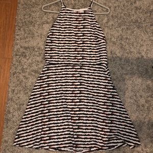 Short sleeveless striped dress